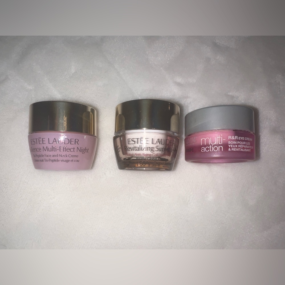 Estée Lauder & StriVectin Skincare Minis Bundle – Night Cream + Eye Treatments